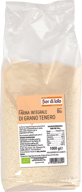 FARINA INTEGRALE DI GRANO TENERO 1 KG