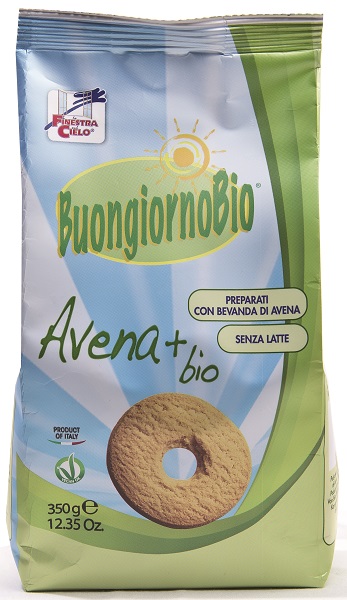 FSC BUONGIORNOBIO BISCOTTI ALL'AVENA+ BIO VEGAN SENZA LATTE350 G
