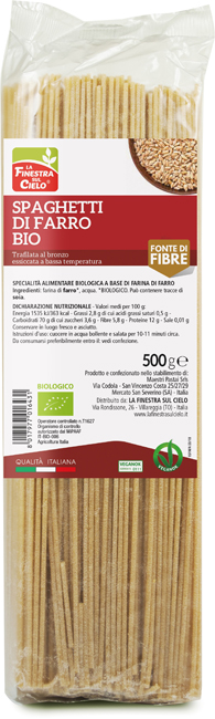 SPAGHETTI DI FARRO BIO 500 G