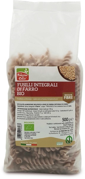 FUSILLI INTEGRALI DI FARRO BIO 500 G