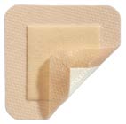 SCHIUMA DI POLIURETANO ASSORBENTE SOTTILE CON BORDO INTEGRATO CON STRATO DI CONTATTO IN SILICONE MORBIDO MEPILEX BORDERLITE 4X5CM 10 PEZZI