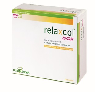 Relaxcol Junior - Integratore per Eliminare i Gas Intestinali - 16 Bustine