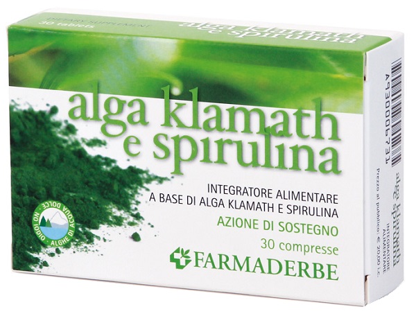 Alka Klamath e Spirulina Integratore Tonico 30 Compresse