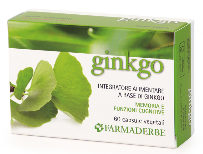 Ginkgo Biloba Integratore Funzione Cognitiva 60 Capsule