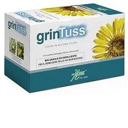Aboca GrinTuss - Integratore per il Benessere delle Vie Respiratore - Tisana 20 Bustine