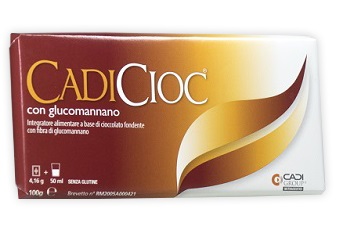 Cadicioc - Tavoletta di Cioccolato Fondente con Fibra di Glucomannano - 100 g