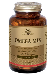 Solgar Omega Mix - Integratore di Omega 3 per la Funzione Cardiaca - 60 Perle