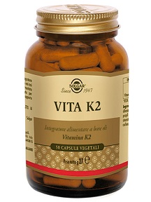 Solgar Vita K2 - Integratore per le Ossa - 50 Capsule Vegetali