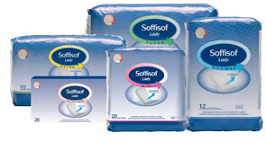 PANNOLONE PER INCONTINENZA CON PROTEZIONI DISCRETE MORBIDE EANTE ESTERNO TRASPIRANTE SOFFISOF LADY EXTRA 10 PEZZI