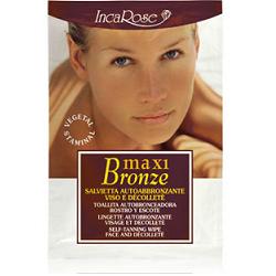 Incarose Maxi Bronze - Salvietta Autoabbronzante Viso e Decolletè - 1 Pezzo