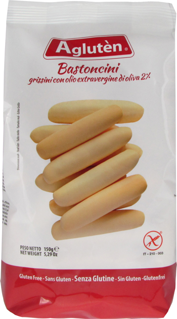 AGLUTEN BASTONCINI OLIO EXTRA VERGINE 150 G