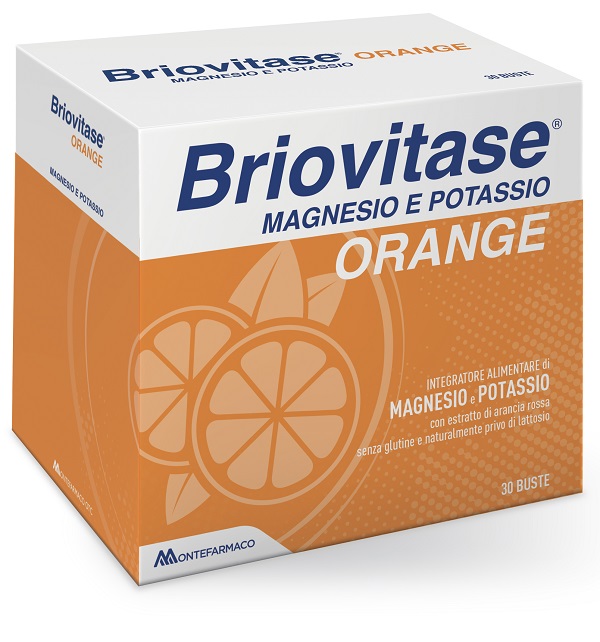 Briovitase Orange - Integratore di Magnesio e Potassio - 30 Bustine