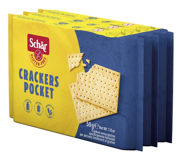 SCHAR CRACKERS POCKET 3 PEZZI 50 G