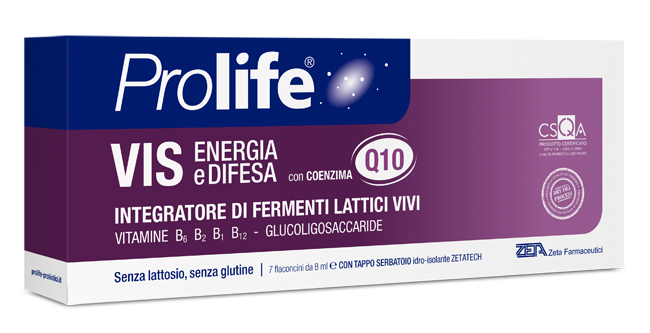 Prolife VIS Energia e Difesa - Integratore di Fermenti Lattici - 7 Flaconcini x 8 ml