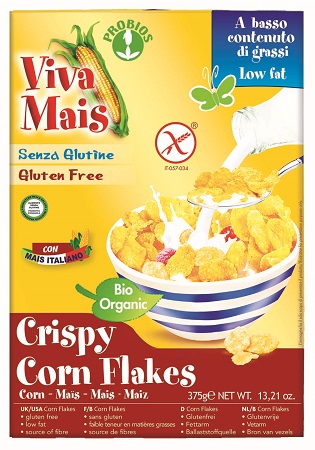 VIVA MAIS CRISPY CORN FLAKES 375 G