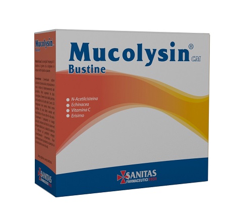 Mucolysin Integratore per Vie Respiratorie 14 Bustine