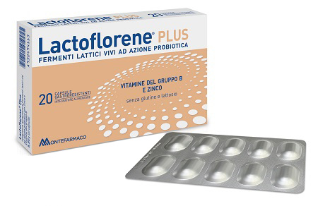 Lactoflorene Plus - Integratore di Fermenti Lattici - 20 Capsule Gastroresistenti