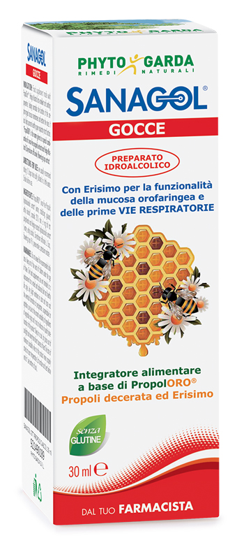 Sanagol - Gocce Propoli Estratto Idralcolico - 30 ml