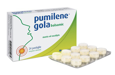 Pumilene Gola Balsamico - Integratore per Mal di Gola - 24 Pastiglie