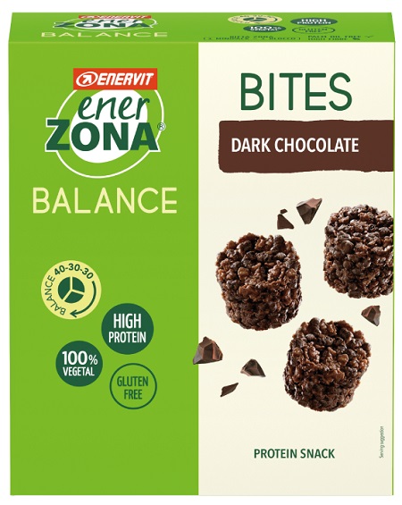 Enerzona MiniRock 40-30-30 Noir Snack Cioccolato Fondente 5 Buste
