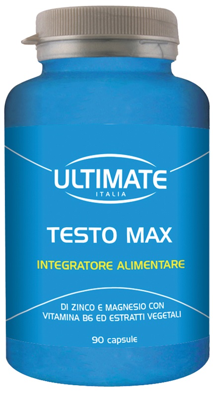 Ultimate Testo Max - Integratore per la Produzione di Testosterone - 90 Capsule