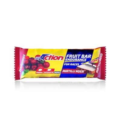 PROACTION FRUIT BAR BARRETTA ENERGETICA AL MIRTILLO ROSSO 40G