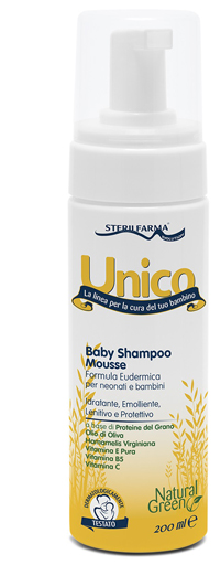 UNICO BABY SHAMPOO MOUSSE200ML