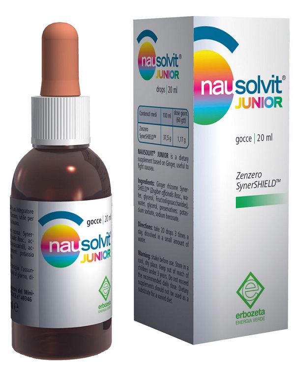 Nausolvit Junior Gocce - Integratore per Nausea e Vomito - 20 ml