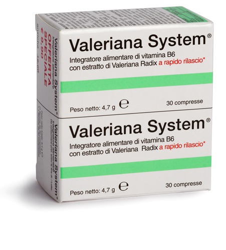 VALERIANA SYSTEM 30 COMPRESSE+30 COMPRESSE