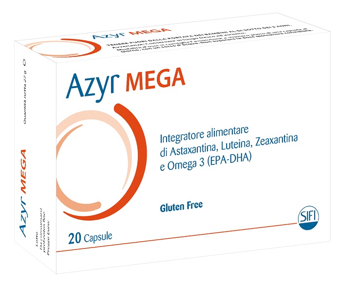 sifi spa azyr mega - integratore per il benessere della vista - 20 capsule