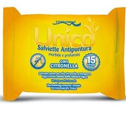 UNICO SALVIETTINE ANTI PUNTURA CITRONELLA 15 PEZZI