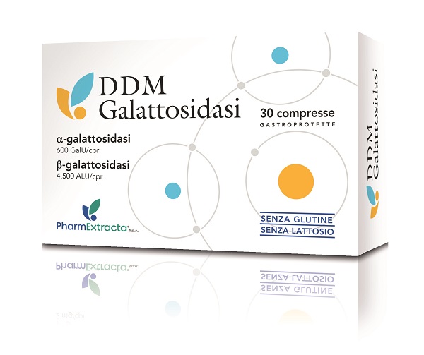 DDM Galattosidasi - Integratore per Intolleranza al Lattosio - 30 Compresse