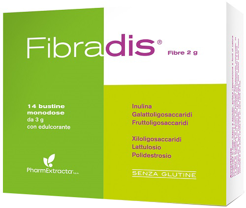 Fibradis - Integratore di Fibre Prebiotiche - 14 Bustine