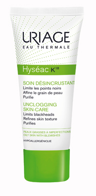 URIAGE HYSEAC K18 CREMA SEBOREGOLATRICE/PURIFICANTE PER LA PELLE DEL VISO TUBETTO 40 ML