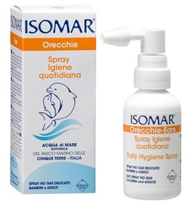 ISOMAR ORECCHIE ACQUA DI MARE SPRAY NO GAS PER IRRIGAZIONE DELL'ORECCHIO 50ML