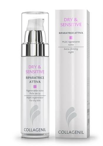 Collagenil Dry & Sensitive - Crema Ricca Viso Riparatrice Attiva - 50 ml