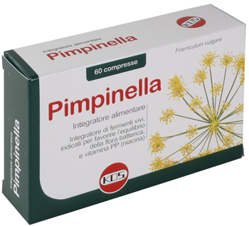 PIMPINELLA INTEGRATORE ALIMENTARE PER APPARATO DIGERENTE 60COMPRESSE SCATOLA 48 G