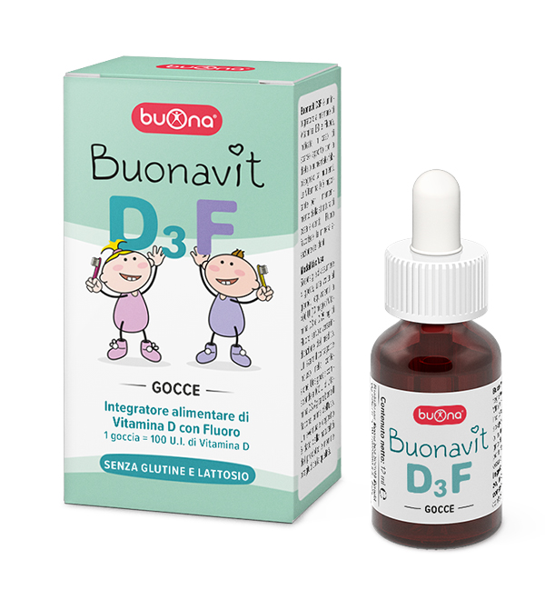 Buonavit D3F Integratore Ossa e Denti 12 ml