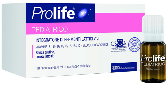 Prolife Pediatrico - Integratore di Fermenti Lattici - 10 Flaconcini x 8 ml