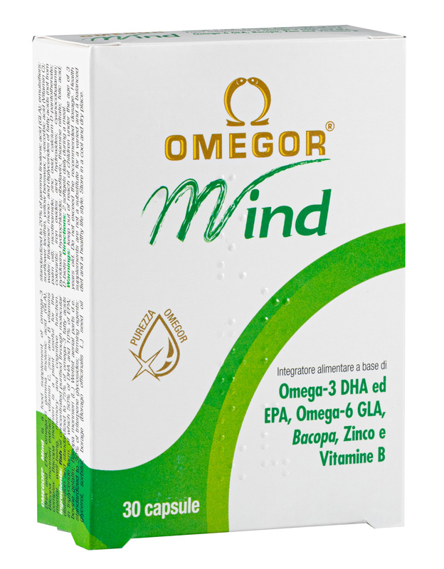 Omegor Mind - Integratore Omega 3 - 30 Capsule Molli