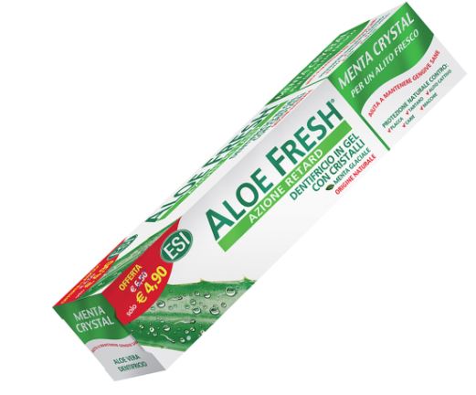 ESI ALOE FRESH MENTA CRYSTAL DENTIFRICIO GEL CON CRISTALLI 100 ML OFFERTA