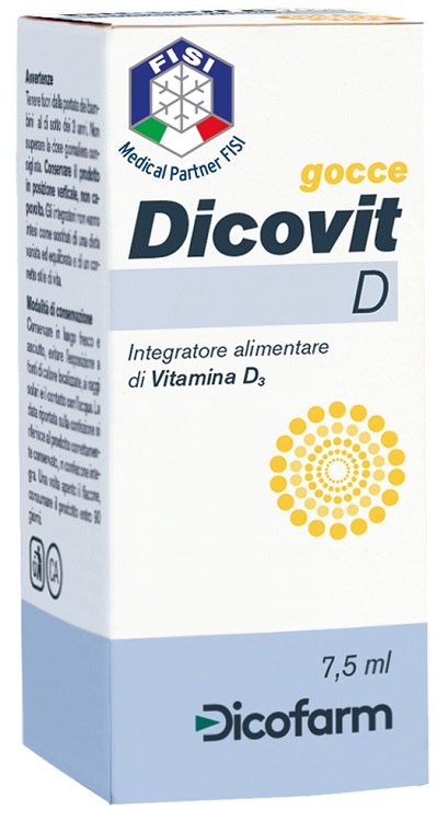 Dicovit D Gocce Integratore Vitamina D3 7,5 ml