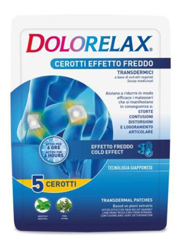 Dolorelax Cerotto Effetto Freddo Dolori Articolari 5 Pezzi