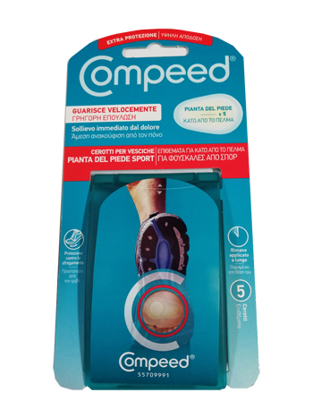COMPEED VESCICHE PIANTA PIEDE 5 CEROTTI