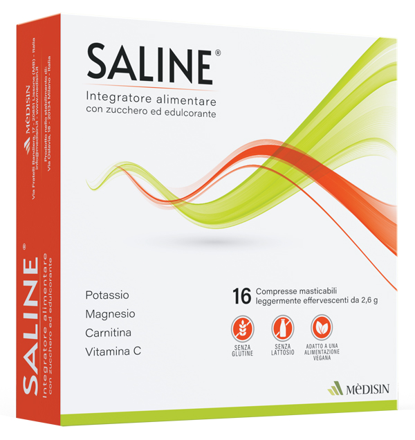 Saline Integratore Magnesio e Potassio 16 Compresse Effervescenti