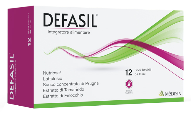 Defasil Integratore per Stitichezza 12 Stick
