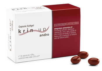 Krin Up Andro - Integratore Anti-Caduta Capelli - 30 Capsule