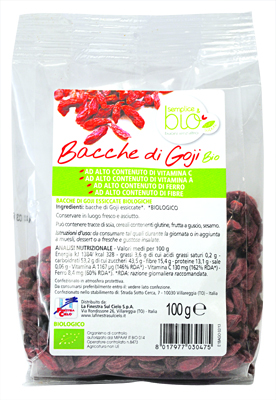 SEMPLICE&BIO BACCHE DI GOJI100