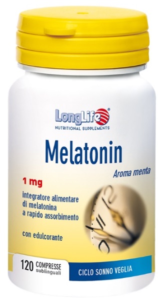 LongLife Melatonin 1 mg - Integratore per Favorire il Sonno - 120 Compresse