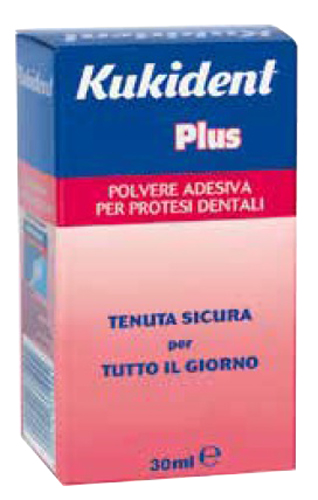 Kukident Plus - Polvere Adesiva per Protesi Dentarie - 30 g